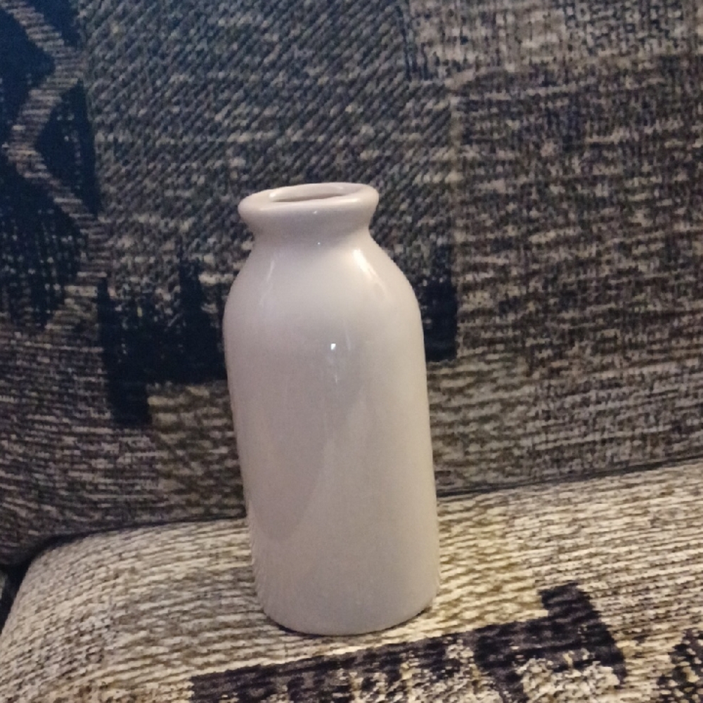 4/$40 Elegant Beige Ceramic Flower Vase